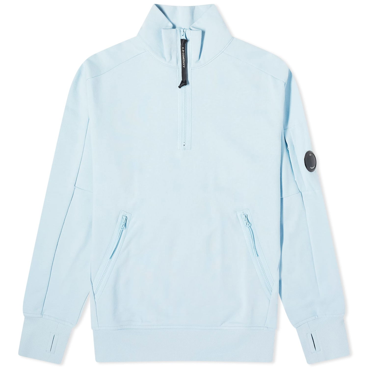 Пуловер C.P. Company Diagonal Raised Fleece Crewneck Синьо | CMSS081A-005086W-806, 0