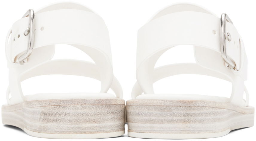 Къси панталони Ann Demeulemeester Ann Demeulemeester Lore Flat Sandals Бяло | 2201-W-S01-390-001, 1