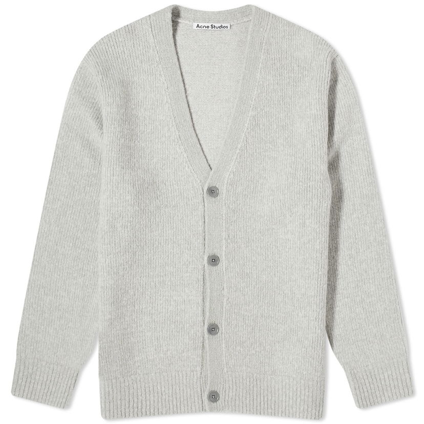 Пуловер Acne Studios Korval New Biomix Cardigan Сиво | B60277-X92