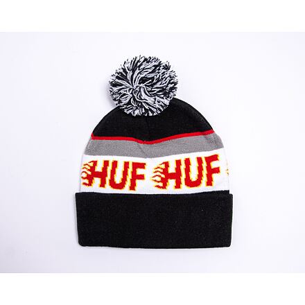 Шапка HUF Enforcer Pom Beanie black Черно | bn00125-black, 1