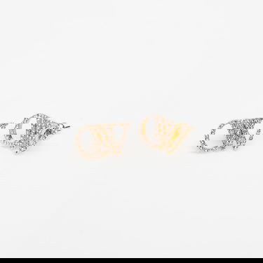 Обеци Off-White Off-White OW Earrings with Rhinestones Металик | OWOD299C99MET0017672, 0