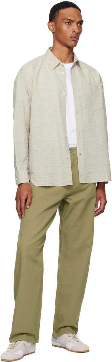 Риза NORSE PROJECTS Norse Projects Mo Oversized Check Shirt Бежово | N40-0820, 3