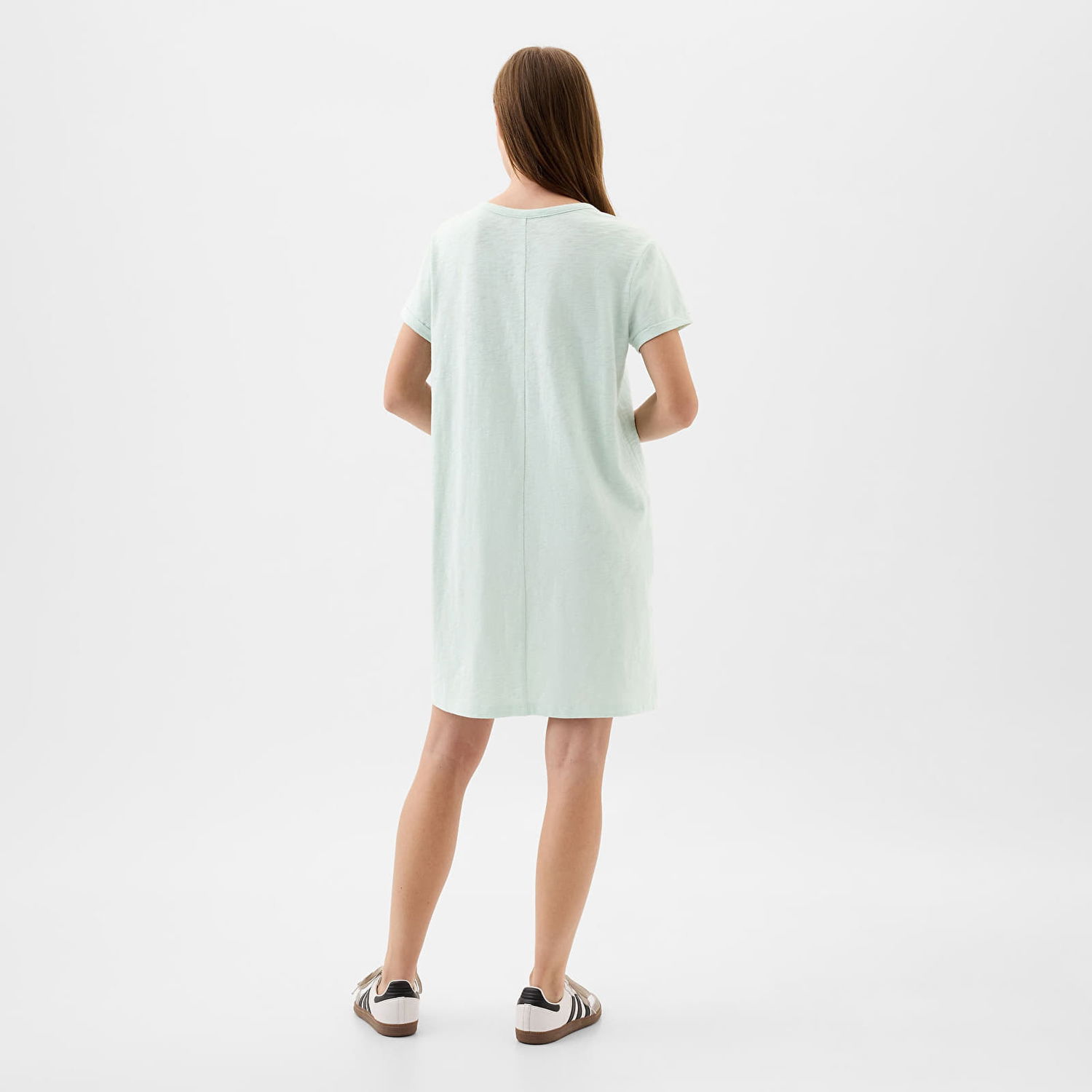 Pокля GAP Dresses Logo Dress Soft Mint Green Shine Зелено | 885593-00, 1