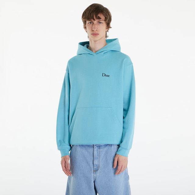 Classic Small Logo Hoodie Ocean Blue