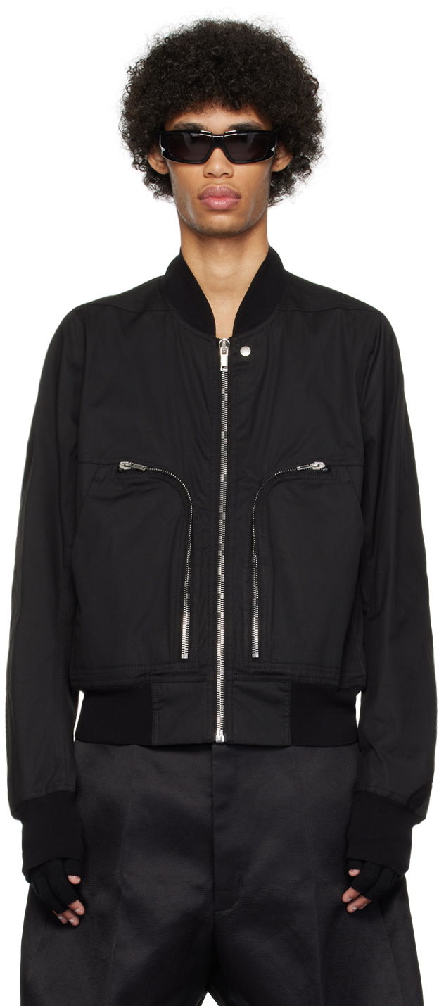 Яке бомбър Rick Owens Bauhaus Bomber Jacket Черно | RU01D3791 TE, 0
