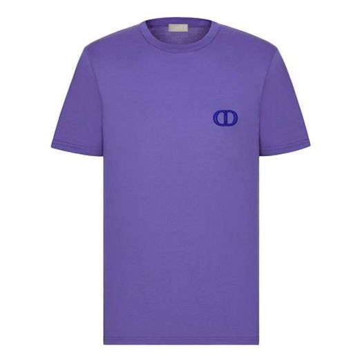 Тениска Dior Knit Short Sleeve T-Shirt Лилаво | 013J600A0589-C444, 0