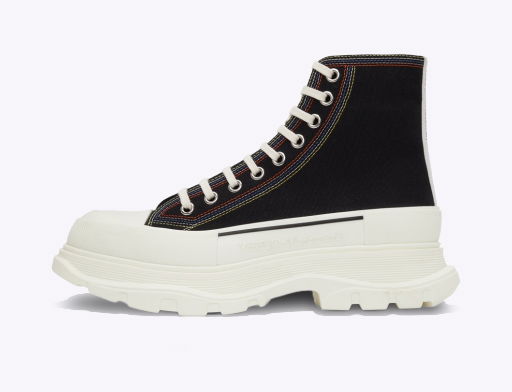 Кецове и обувки Alexander McQueen Tread Slick High Sneakers "Black" Черно | 662681W4MV4