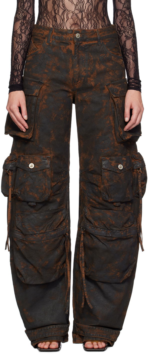 Карго панталони The Attico The Attico Fern Cargo Pants Кафяво | SPEWCP180 C106