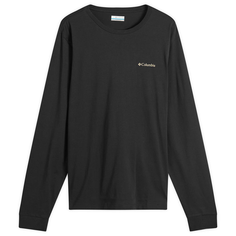 Тениска Columbia CSC™ Seasonal Logo Long Sleeve T-Shirt, Size Small Черно | 2013545-007