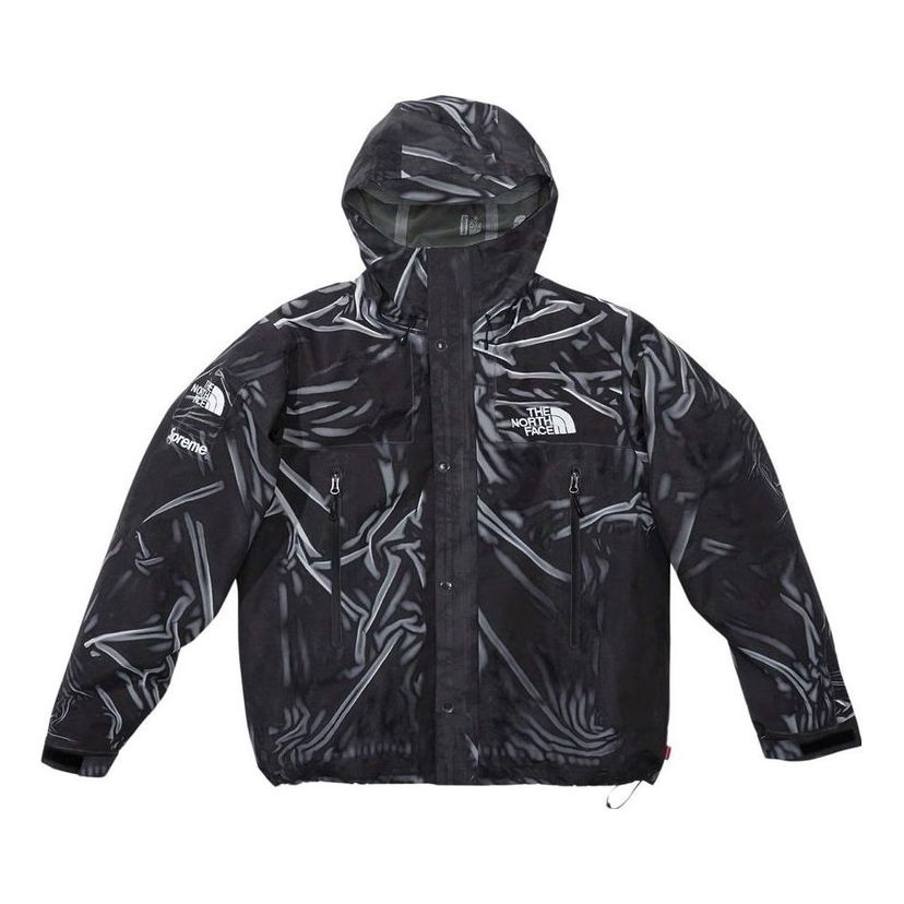 Яке бомбър Supreme Supreme x The North Face Printed Taped Seam Shell Jacket Черно | SUP-SS23-080
