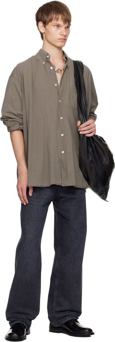 Риза OUR LEGACY Our Legacy Borrowed Button-Down Shirt Зелено | M4252BC, 3
