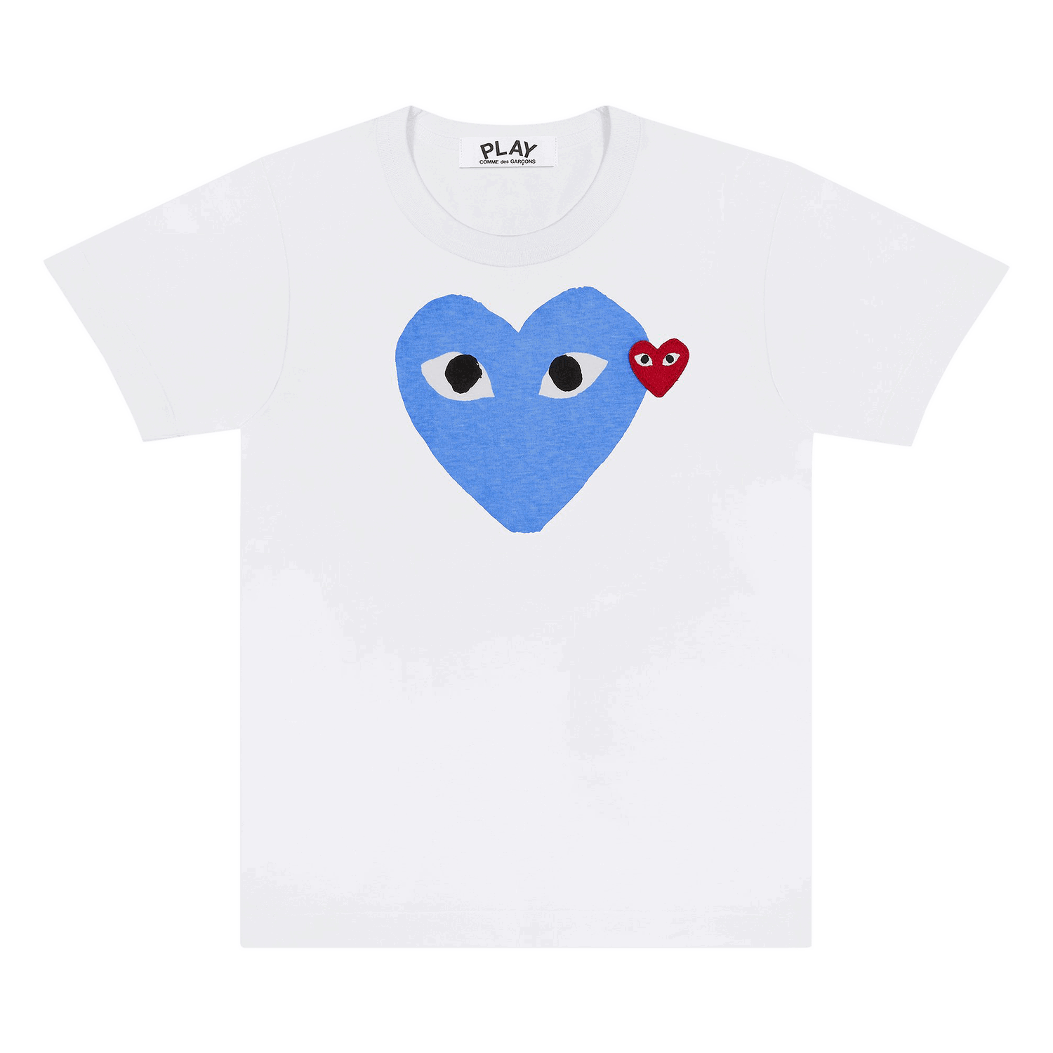 Тениска Comme des Garçons PLAY Red Emblem Heart T-Shirt Бяло | AZ T106 051 2, 0
