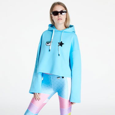 Суитчър Chiara Ferragni Eye Star Brushed Sweatshirt Синьо | 73CBIT05CFT07211, 2