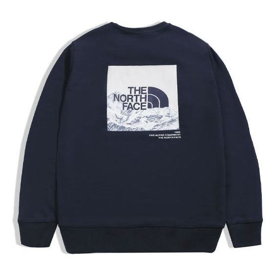 Пуловер The North Face Crew Logo Sweatshirt Синьо | NF0A5K1D-RG1, 0