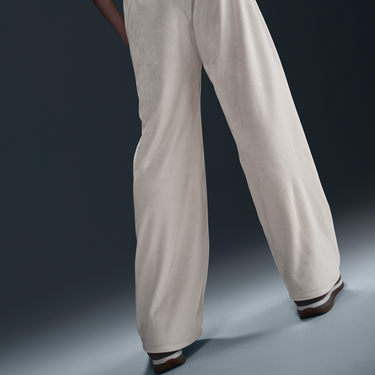 Спортни панталони Nike Nike Sportswear Chill Knit Mid-Rise Velvet Pants Бежово | HJ0922-104, 4