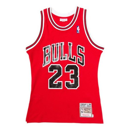 Фланелка Mitchell & Ness Mitchell & Ness Bulls Jersey Червено | BA67NQ-CBU-R-FK5