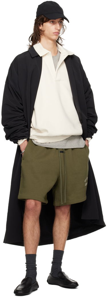 Къси панталони Fear of God Essentials Soccer Shorts Зелено | 160BT242005F, 4