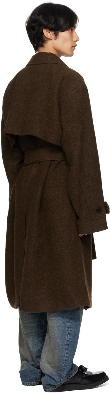 Палта Andersson Bell Andersson Bell Mattia Shaggy Wool Robe Coat Кафяво | awa714m, 2