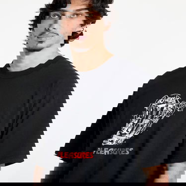 Тениска Pleasures Pleasures 9Th Street Graphic T-Shirt Черно | P25SP067 BLACK, 4