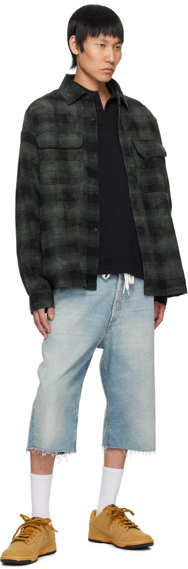 Риза Palm Angels Palm Angels Check Overshirt Зелено | PMGE043S25FAB0025603, 3