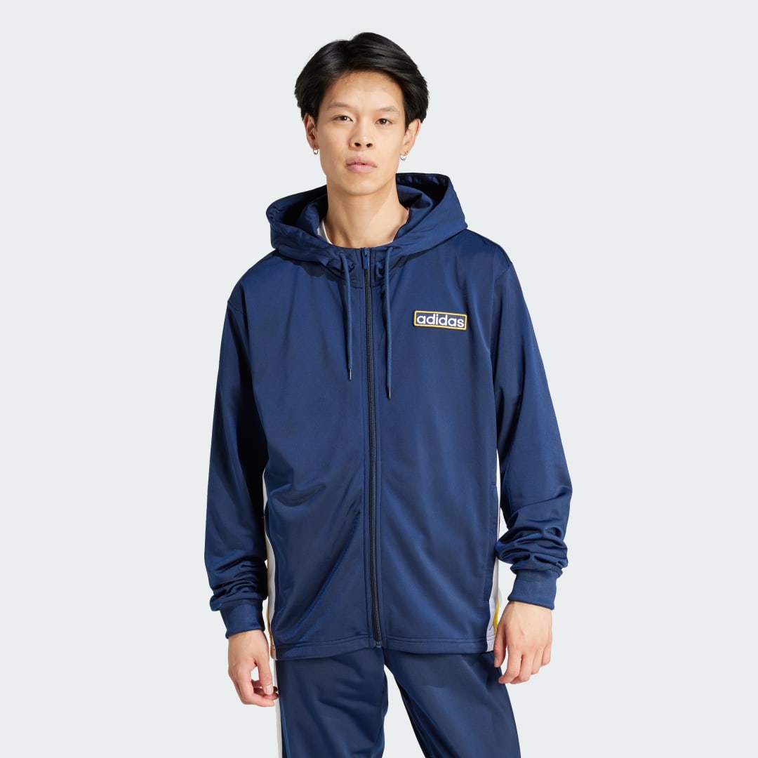 Суитчър adidas Originals Adicolor Adibreak Full-Zip Hoodie Тъмно синьо | IM8208, 1
