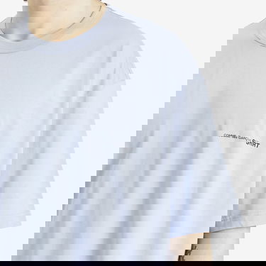 Тениска Comme des Garçons CDG SHIRT Logo T-Shirt, Size Small Синьо | FO-T023-051-1, 5