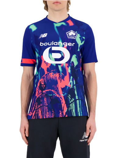 Фланелка New Balance Lille 4th 2023/24 Jersey Тъмно синьо | mt230259-fou