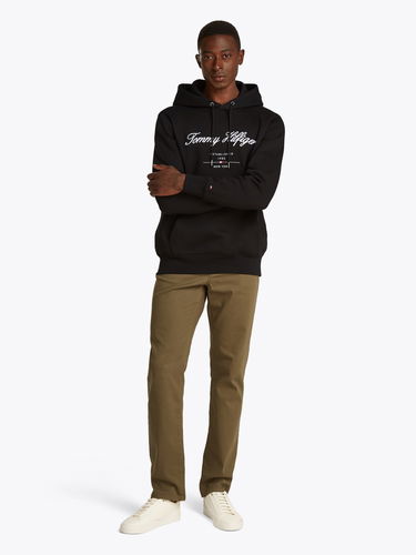 Суитчър Tommy Hilfiger Tommy Hilfiger Script Logo Hoodie Черно | MW0MW33631BDS, 1