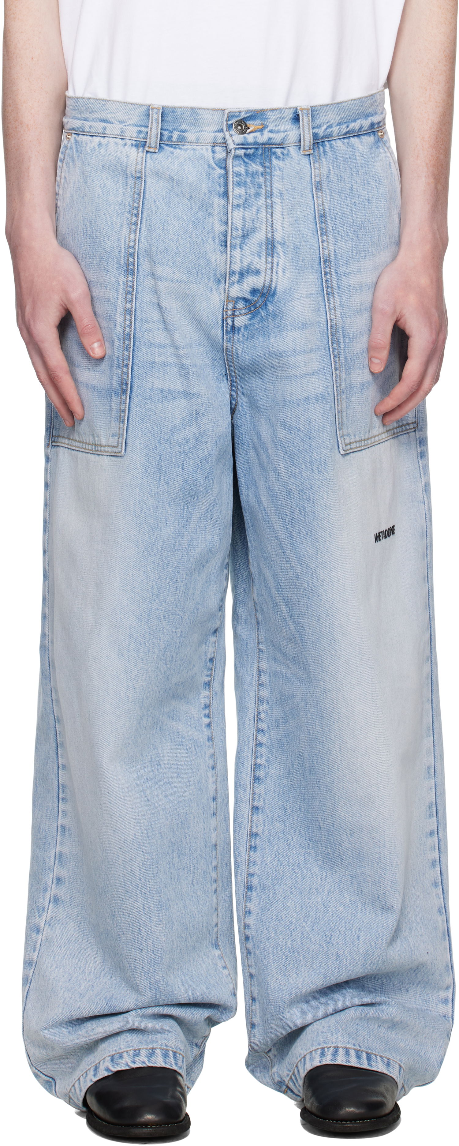 Дънки We11done We11done Carpenter Jeans Синьо | WD-DP2-25-343-M-SK, 0