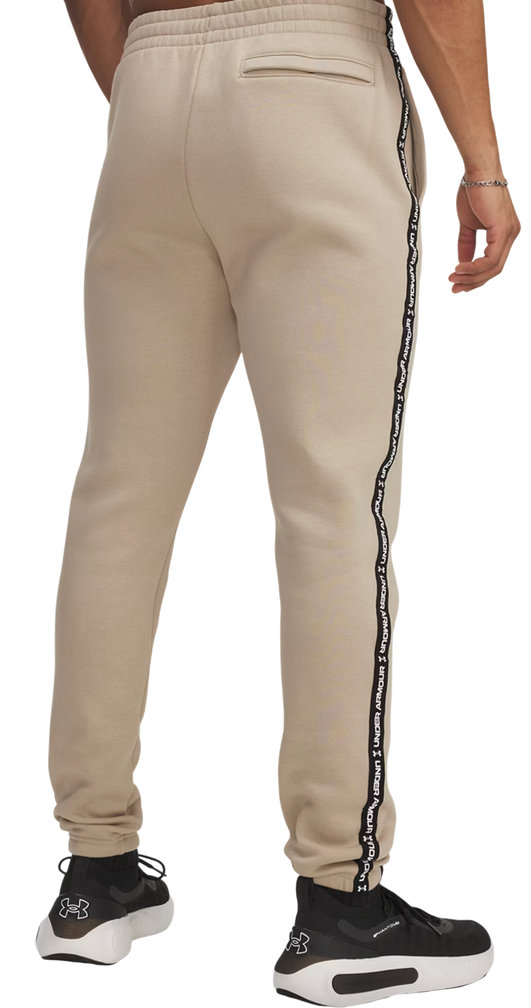 Спортни панталони Under Armour Icon Fleece Joggers with Side Taping Бежово | 1389358-299, 1