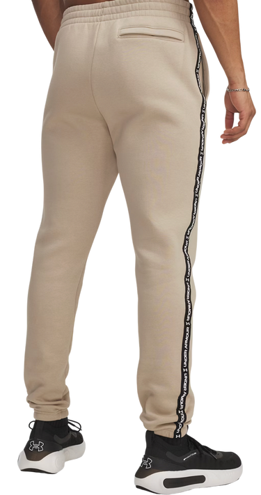 Спортни панталони Under Armour Icon Fleece Joggers with Side Taping Бежово | 1389358-299, 1