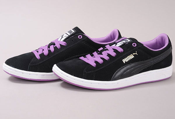Кецове и обувки Puma WMNS Supersuede Eco black / black / dewberry Черно | 352635 12, 0