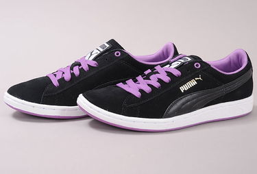 Кецове и обувки Puma WMNS Supersuede Eco black / black / dewberry Черно | 352635 12, 0