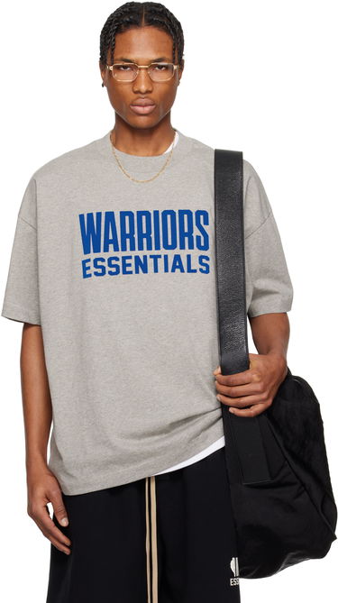 Тениска Fear of God Fear of God ESSENTIALS NBA Warriors Short Sleeve T-Shirt Сиво | 125AL244102F, 0