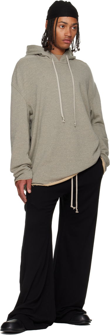 Суитчър Rick Owens Rick Owens DRKSHDW Concordians Peter Oversized Raw-Edge Pullover Hoodie Сиво | DU02E7280 FGM, 3