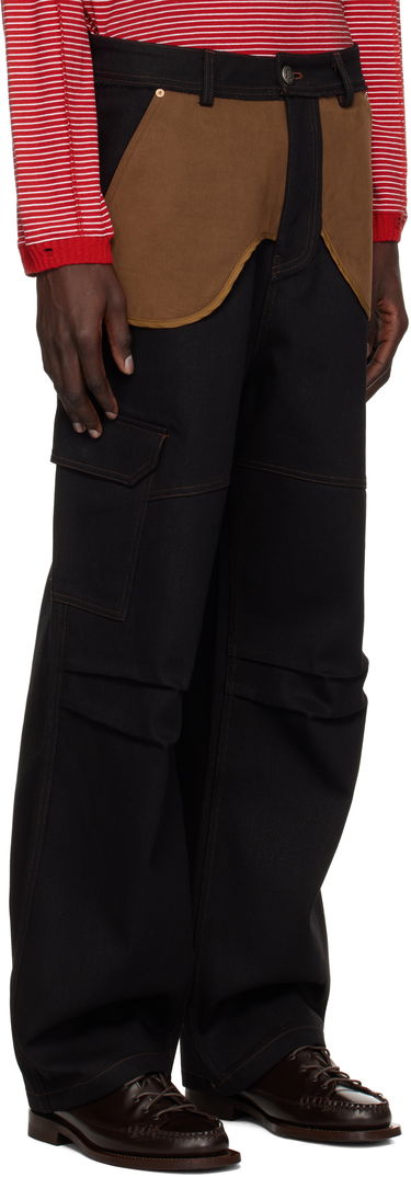 Карго панталони Andersson Bell Andersson Bell Inside Out Denim Cargo Pants Черно | apa785m, 1