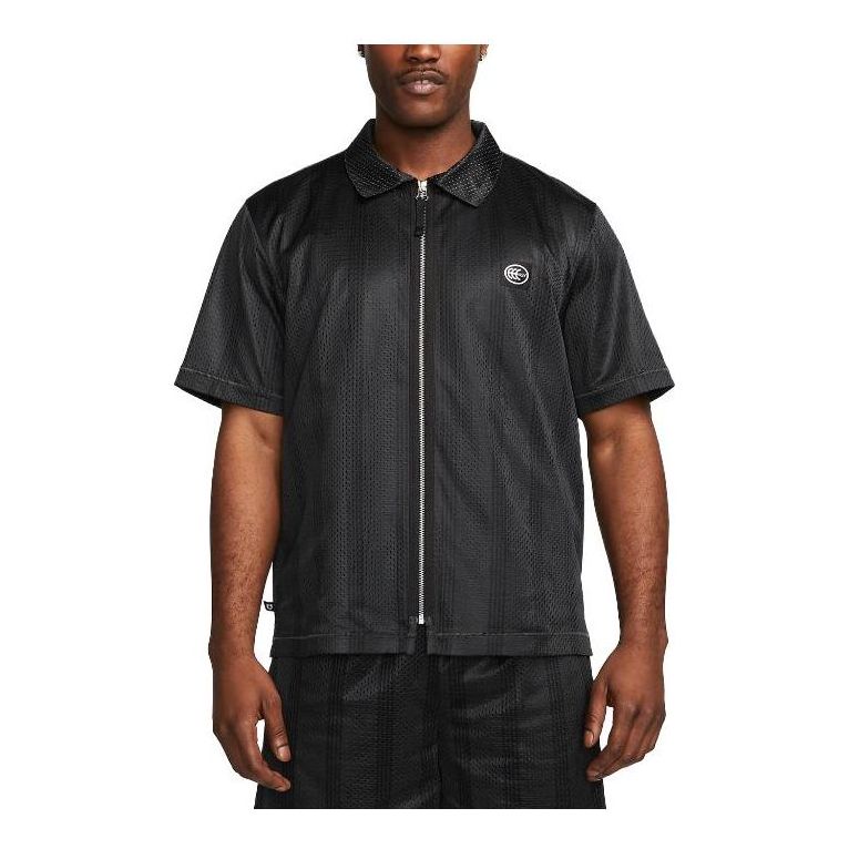Поло тениска Nike Kevin Durant Short-Sleeve Basketball Top Черно | DX0343-070