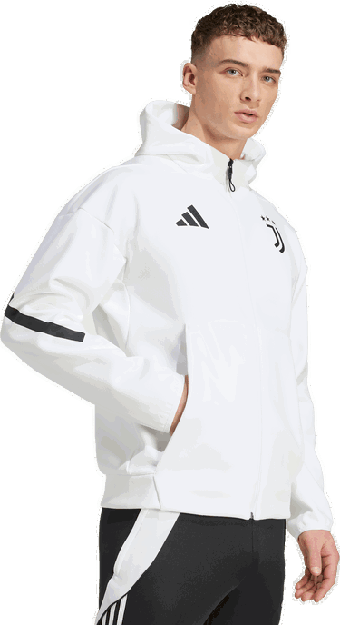 Суитчър adidas Originals Juventus Anthem Jacket Бяло | jm9461, 4