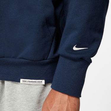 Суитчър Nike Dri-Fit Standard Issue Pullover Hoodie Тъмно синьо | DA5942-419, 1