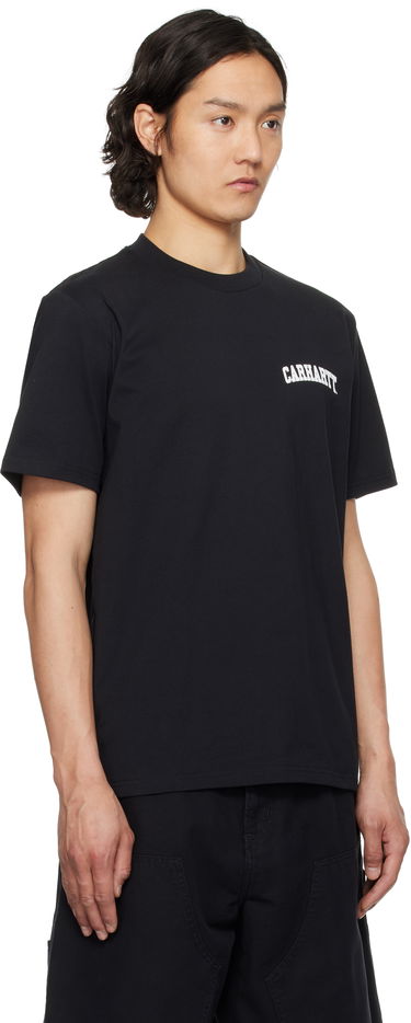 Тениска Carhartt WIP Short Sleeve University Script T-Shirt Зелено | I034852, 4