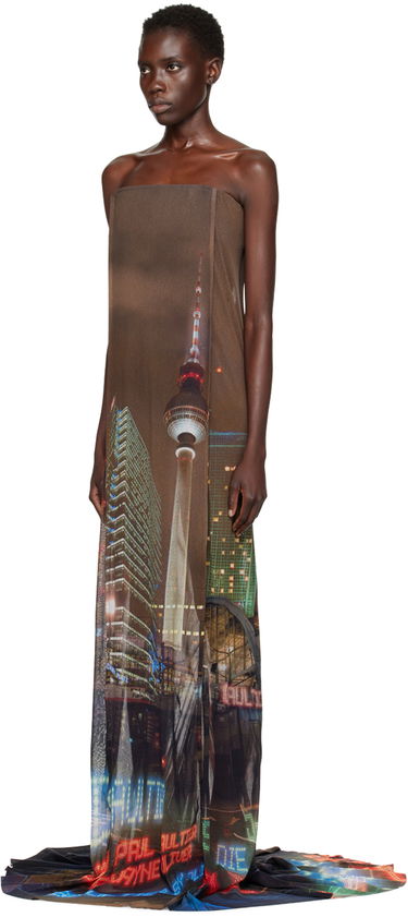 Pокля Jean Paul Gaultier Shayne Oliver Edition Maxi Dress Многоцветен | 24/27-F-RO181-T551-60405030, 3