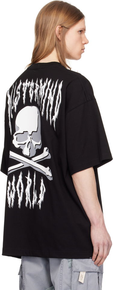 Тениска Mastermind WORLD Mastermind World Oversized Death Metal T-Shirt Черно | MW25S14-TS054-022, 2