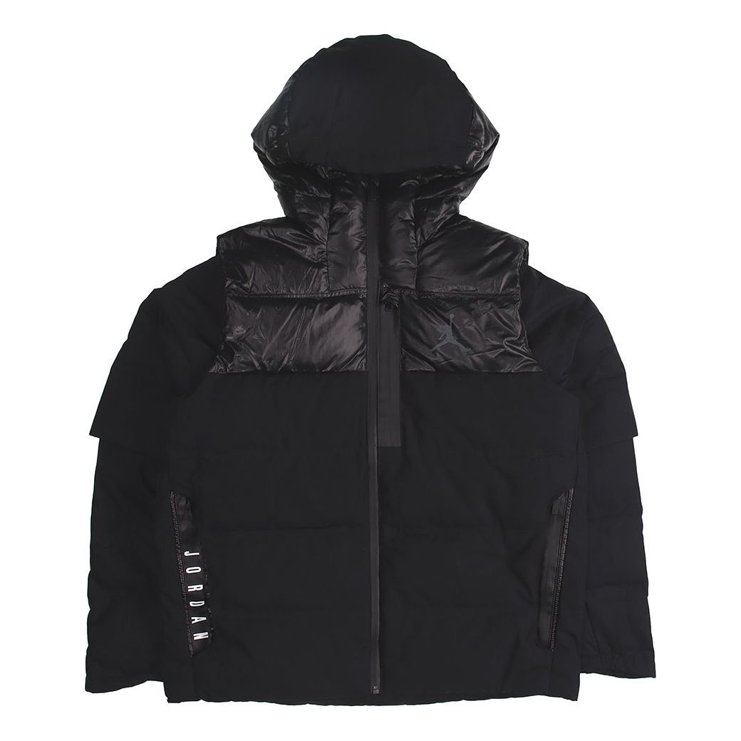 Пухо яке Jordan Jordan Stay Warm Hooded Down Jacket Черно | 924676-010, 0