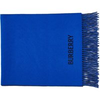Аксесоари Burberry Logo Jacquard Cashmere Scarf Тъмно синьо | 8078785-B7320, 2
