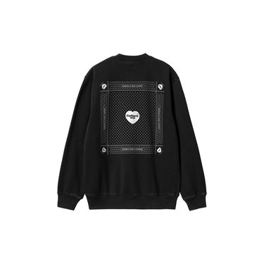 Пуловер Carhartt WIP Heart Bandana Crewneck Черно | I033246_0D2_06, 4