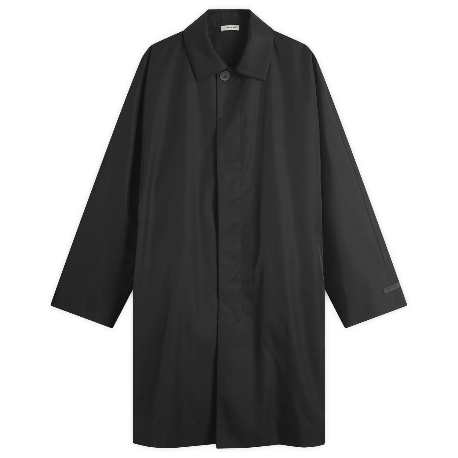 Дъждобран Fear of God Fear Of God Car Coat, Size Large Черно | FGE230-304NYW-001, 0