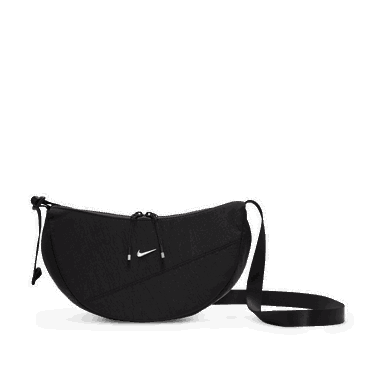 Чанта за кръста Nike Nike Aura Crescent Crossbody Bag (4 l) Черно | HQ4370-010, 1