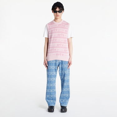 Пуловер Arte Antwerp Karl Allover Knit Розово | SS22-051K, 2