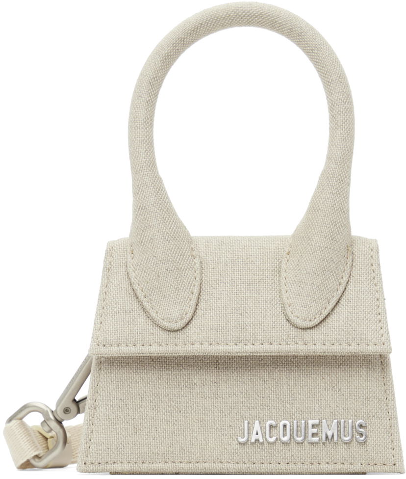 Дамска чанта Jacquemus Le Papier Le Chiquito Mini Top Handle Bag Бежово | 22H216BA001-3071