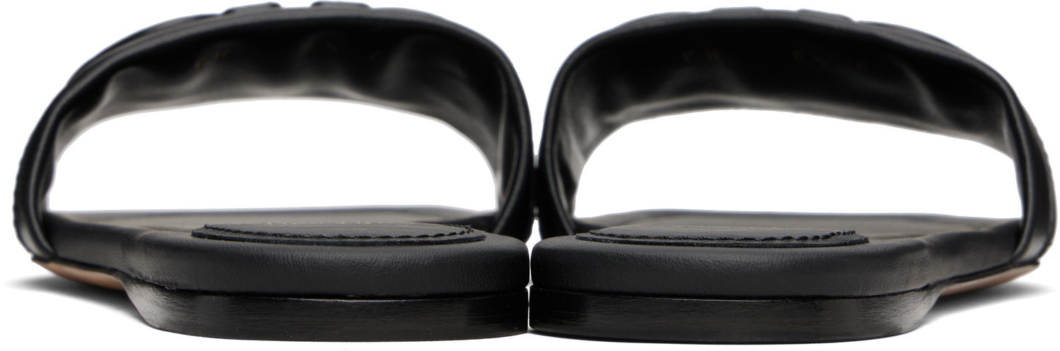 Аксесоари FERRAGAMO Salvatore Ferragamo Gancini Slides Черно | 779890, 1